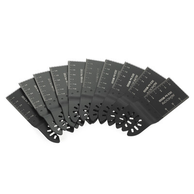 

KKmoon 10pcs Oscillating Multi Tool Saw Blade High Carbon Steel Saw Blades Multitool Accessory Kit for DeWalt Cougar Dremel Fein