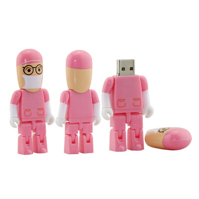 

4GB 8GB 16G 32G 64G 128G Doctors Model USB Flash Drive PenDrive U Disk USB Flash Disk Thumb Drive USB Stick Pen Drive Memory Stick