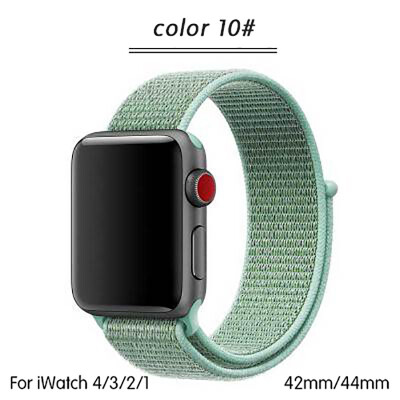 

Kebbit Nylon Sport Band for Apple Watch Series 4 3 2 1 38MM 42mm 40MM 44mm Soft Breathable Watch Strap Colorful iWatch Bands