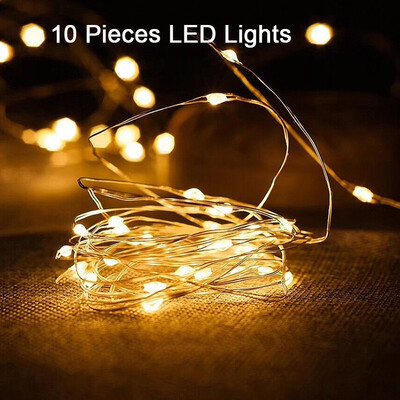 

JULELYS 3M 30 Bulb Festoon USB Copper Wire Decorative Lights LED Decoration For Holidays Valentine Birthday Christmas String Light