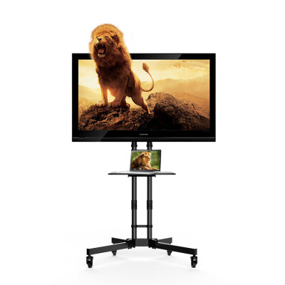 

FLEXIMOUNTS C06 Mobile TV Cart Stand for 32''-65'' 4K HD LCD LED Plasma Flat Panel Screen