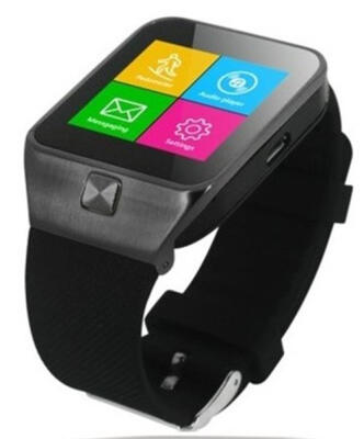 

Elegance SIM Card Smart Watch with Camera/ HD Sensitinve Touch Screen/ TF Card Slot/ Pedometer/ Calculator/ Phonebook/ MP3