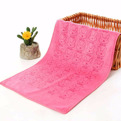 

2550cm Cute Baby Kid Towel Face Microfiber Absorbent Drying Bath Beach Towel Washcloth Swimwear Baby Towel Cotton Kids Towel