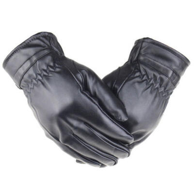 

Womens Winter Warm Leather Touch Screen Gloves Motorcycle Mens Winter Gloves