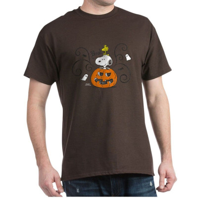 

CafePress Peanuts Snoopy Sketch Pumpkin - 100 Cotton T-Shirt