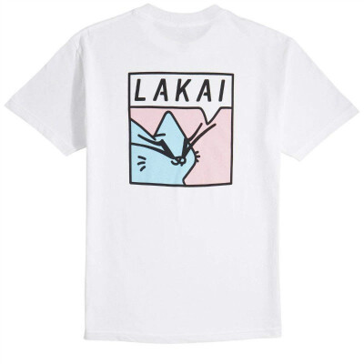 

X Leon Karssen Lazy Blue Cat T-Shirt - White