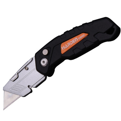 

Hanton Harden folding utility knife T-blade hardware cutting tool heavy duty electrician knife aluminum alloy wallpaper knife 570332