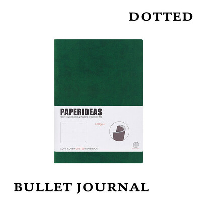 

Dot Grid A5 Soft Cover Diary Notebook Dotted Bullet Journal Bujo