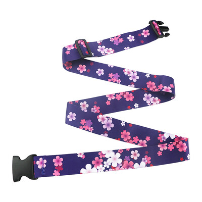 

Ke Rui cross strap with trolley case word bundled with checked baggage box strap suitcase travel customs password lock bundled purple