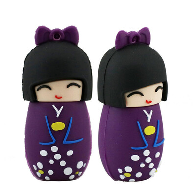 

4GB 8GB 16GB 32GB 64GB 128GB Japanese Girl Model U Disk USB Flash Memory Stick Pen Drive U Disk USB Stick Flash Disk Thumb Drive