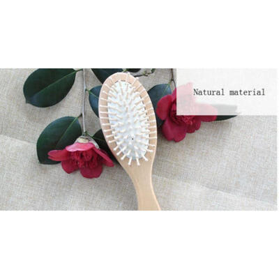 

Pro Anti-static Bamboo Airbag Massage Head Scalp Straight Curly Hair Brush Comb
