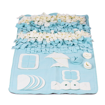 

Handmade Dog Play Mat Snuffle Training Feeding Foraging Mat Nose Work Blanket Machine Washable Pet Toys