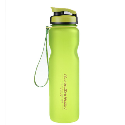 

sports portable plastic water cup student cup no leaks no problem Blue 1000ml