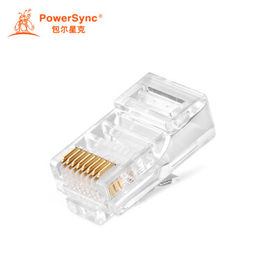 

Baer Xingke six types of unshielded crystal head RJ45 three fork chip 50u one-piece 100 into PowerSync APT600BB