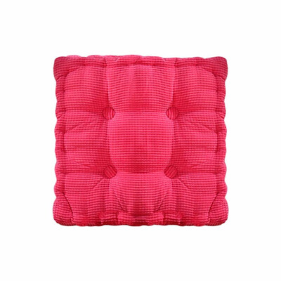 

New Corn Solid Color Dining Chair Cushion Square Cushion Thickening Office Velvet Cushion Upholstery Tatami Mat Chair
