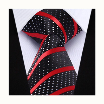 

Extra long polka dot tie scarf mens tie & pocket square