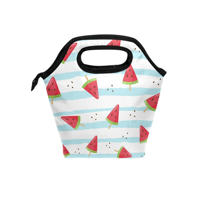

Lunch Bag Tote Bag Watermelon Travel Picnic Organizer Lunch Holder Handbags Lunch Bag Box for Office