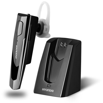 

Hyundai (HYUNDAI) HY-117 black sports Bluetooth headset / wireless Bluetooth 4.1 / stereo music player / power display / long standby