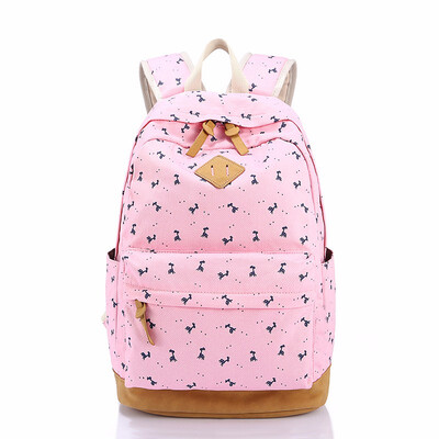 

Smart Printing Women Backpack Student School Backpack for Teenage Girl Travel Backpacks Notebook Bagpack Canvas Laptop Bag Pack