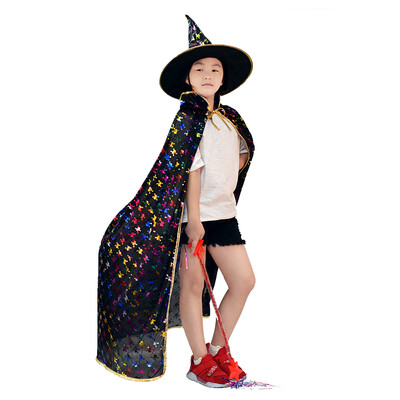 

New&new fine arts Halloween childrens magic dress set masquerade cosplay show decoration props ghost party party role performance cos clothing C section L code 125cm