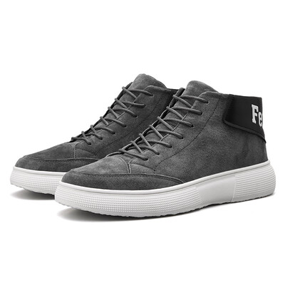 

Autumn tide shoes 2018 new Korean version of the trend of wild mens casual fashion high-top shoes lace