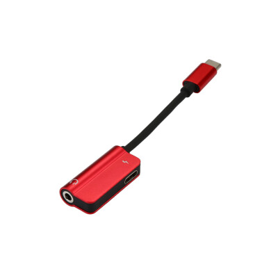 

Type-C Audio AUX Converter Charger Cable Splitter Adapter with 35mm Headphone Jack Charging Port for Huawei Samsung Galaxy S9 S8