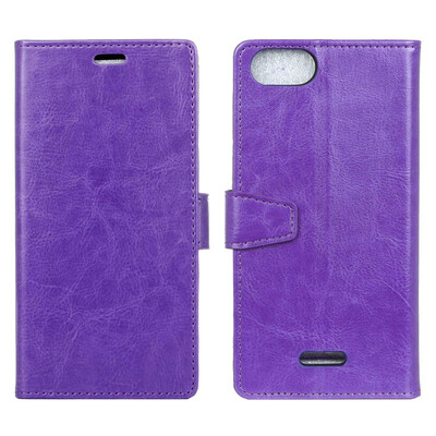 

MOONCASE Wiko Harry2 Crystal Leather Case - Purple