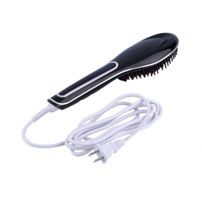 

Hot Electric Hair Straightener Comb LCD Iron Brush Auto Hair Massager Tool