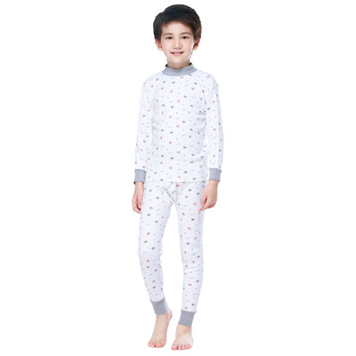 

Red Beans (Hodo) Cotton Underwear Set Men's Middle Dolls Autumn and Autumn 100% Cotton Qiu Qiu Qiu HD8085 Gray G130