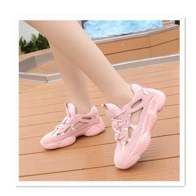 

Net red coconut shoes hollow sandals old shoes casual shoes wild Harajuku light running shoes thick-soled student shoes