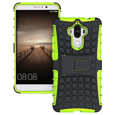 

Fivice Huawei Mate 9 Case TPU anti-fall tire pattern back clip bracket phone case