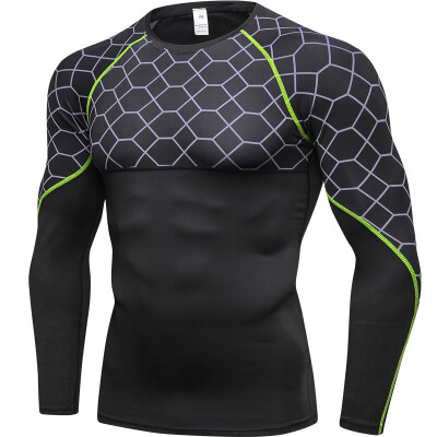 

New Quick Dry Running T Shirt Men Fitness Tight Sport Shirt Gym Clothing Bodybuilding T Shirt