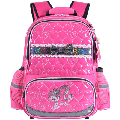 

Barbie (Barbie) female models bright light simple simple casual backpack primary school student bag TGBB0007A-pink