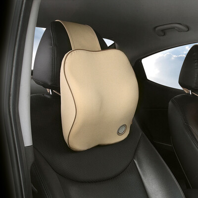 

Gigi (GiGi) car headrest G-1603 space memory cotton neck pillow car with neck pillow pillow all-weather guardian coffee color