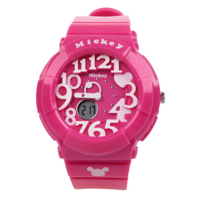 

Disney (DISNEY) watch girl trend jelly table rose red Mickey female watch fashion waterproof night watch multifunctional student sports table ELA-203-3