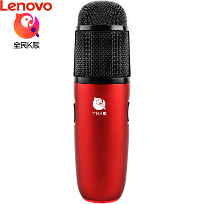 

Lenovo Lenovo national karaoke custom version of the new UM6 microphone Apple Andrews live universal microphone anchor dedicated condenser mic computer audio singing Chinese red