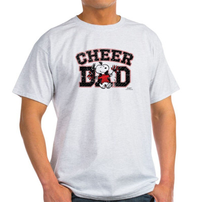 

CafePress Snoopy Cheer Dad Light T-Shirt - 100 Cotton T-Shirt