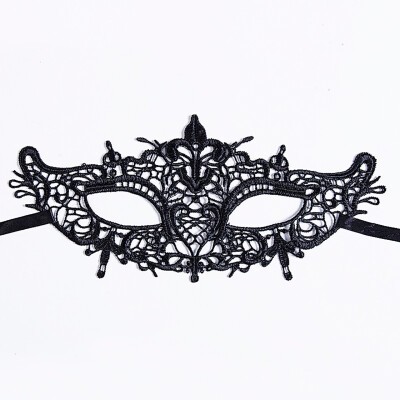 

Halloween Costume Black Lace Sexy Women Eye Face Mask Masquerade Party Ball Prom