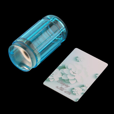 

DIY Jelly Nail Art Stamping Clear Soft Silicone Stamper Scraper Plate Set