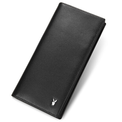 

Playboy Playboy Wallets Men&39s Long Head Cowhide Wallet Casual Fashion Multi-Card Holders PAA3001-7B Black