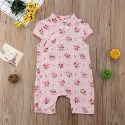 

Newborn Baby Girl Bodysuit Sleeveless Romper Jumpsuit Outfits Summer Clothes