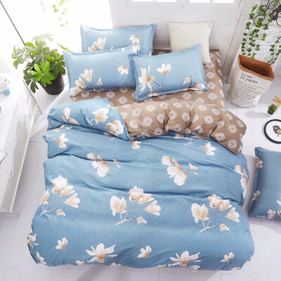 

Grey Bedding Set 2018 Summer Bed Linens 4pcsset Duvet Cover Set Pastoral Bed Set Kids Adult Bedding Bedclothes Queen King