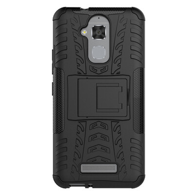 

Fivice Zenfone 3 max52"ZC520TL Case TPU anti-fall tire pattern back clip bracket phone case