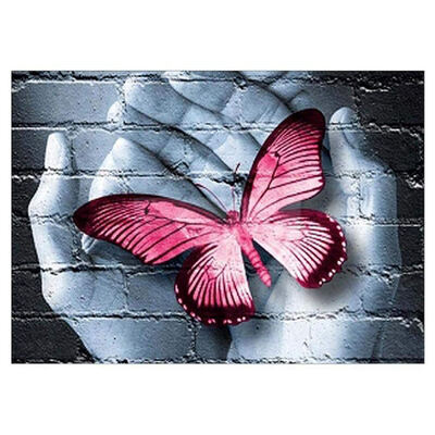 

UpperX Butterfly on Hands Modern 5D Diamond DIY Painting Home Decor Cross Stitch Crafts 30x40cm