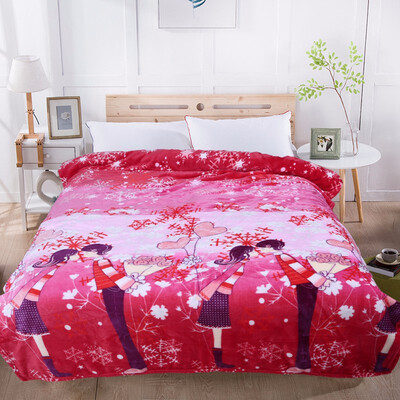 

With Thick Flannel Blanket Towels Summer Cool Summer Thin Single Air Conditioning Coral Fleece Sheet Nap Blanket