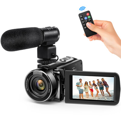 

Andoer FHD 1080P Camecorder Digital Video Camera Infrared Night Vision 24MP 30" Rotating LCD Screen 16X Digital Zoom Remote Cont