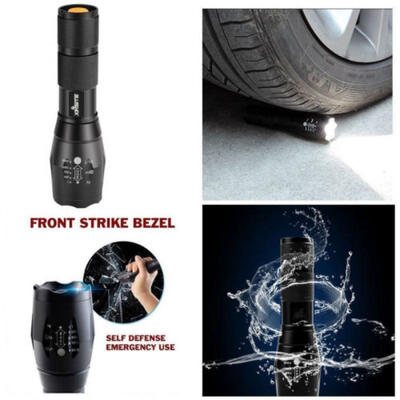 

Mini 50000Lumens XM- T6 Zoomable Tactical LED 18650 Flashlight Torch Lamp Light