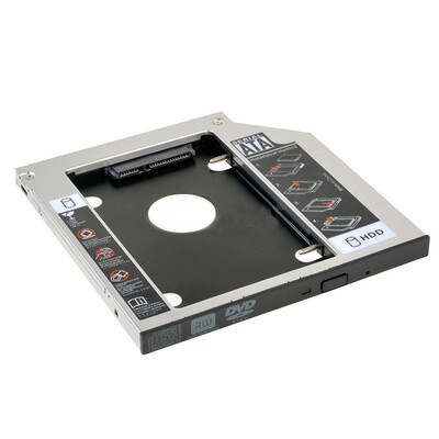 

127mm SATA 2nd HDD SSD Hard Drive Caddy Adapter Optical Bay for Acer Aspire 5749 5750G 5755G 5745G