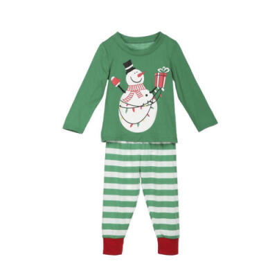 

US Christmas Family Pajamas Set Xmas Adult Women Men Kids Sleepwear Nightwear