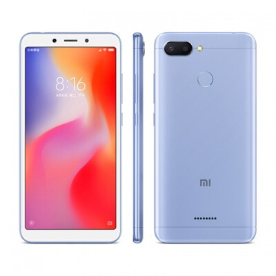 

New Xiaomi Redmi 6 4GB RAM 64GB ROM 545"189 Full Screen Helio P22 Smartphone Rear 12MP Dual Camera AI Face Unlock